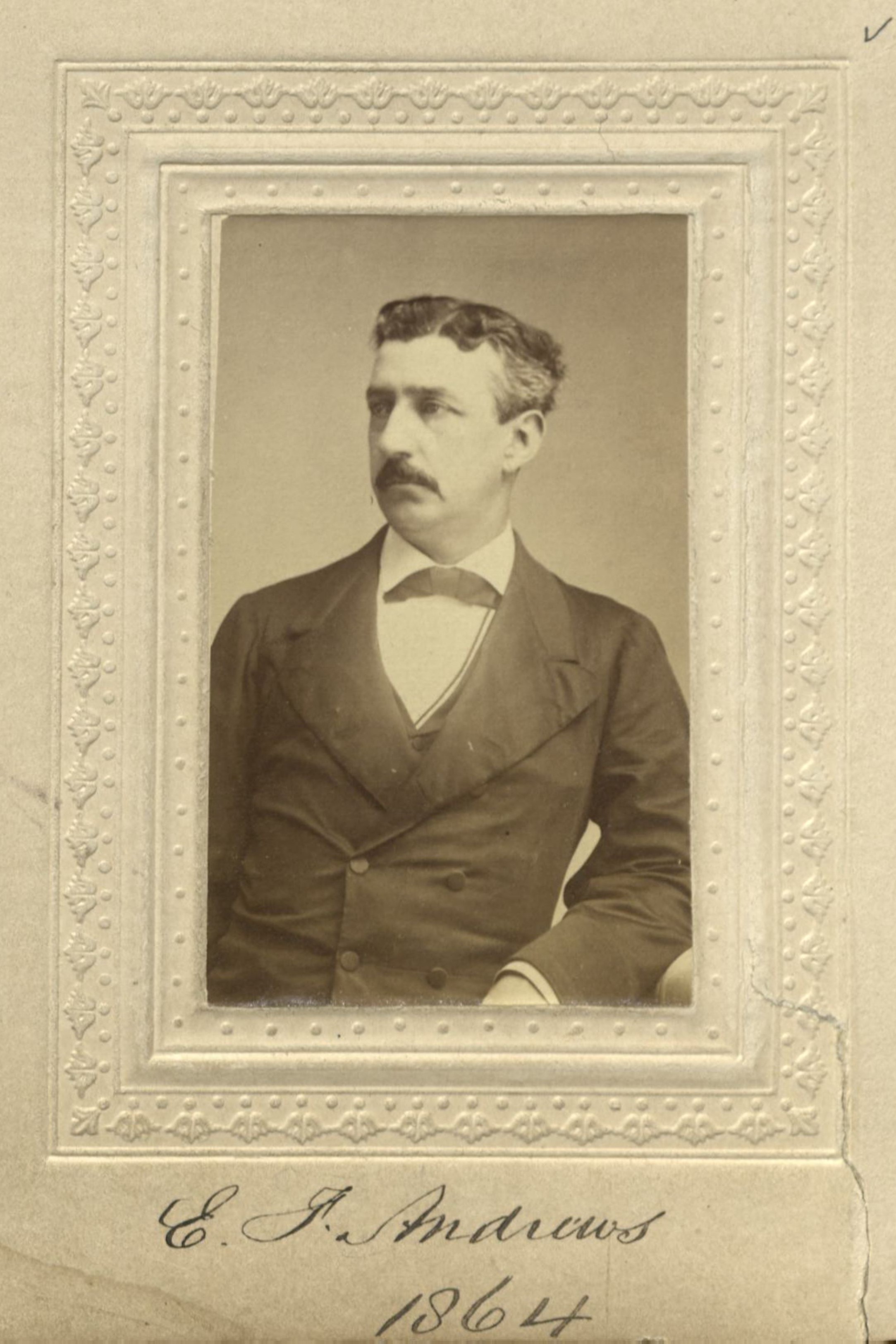 Member portrait of E. F. Andrews